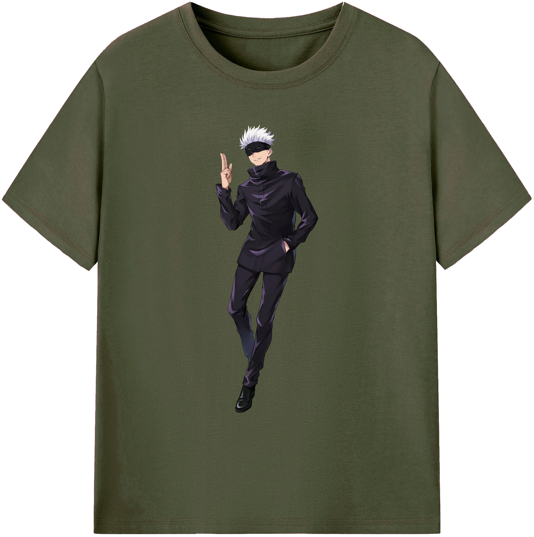 （画像用） 呪術廻戦 Jujutsu Kaisen 綿100％ メンズ半袖Tシャツ｜肌触りやわらか＆通気性